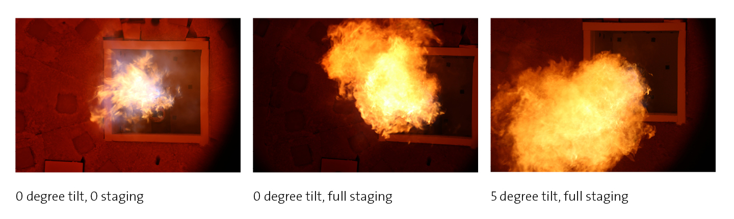 Cleanfire® ThruPorte™ burner operating modes