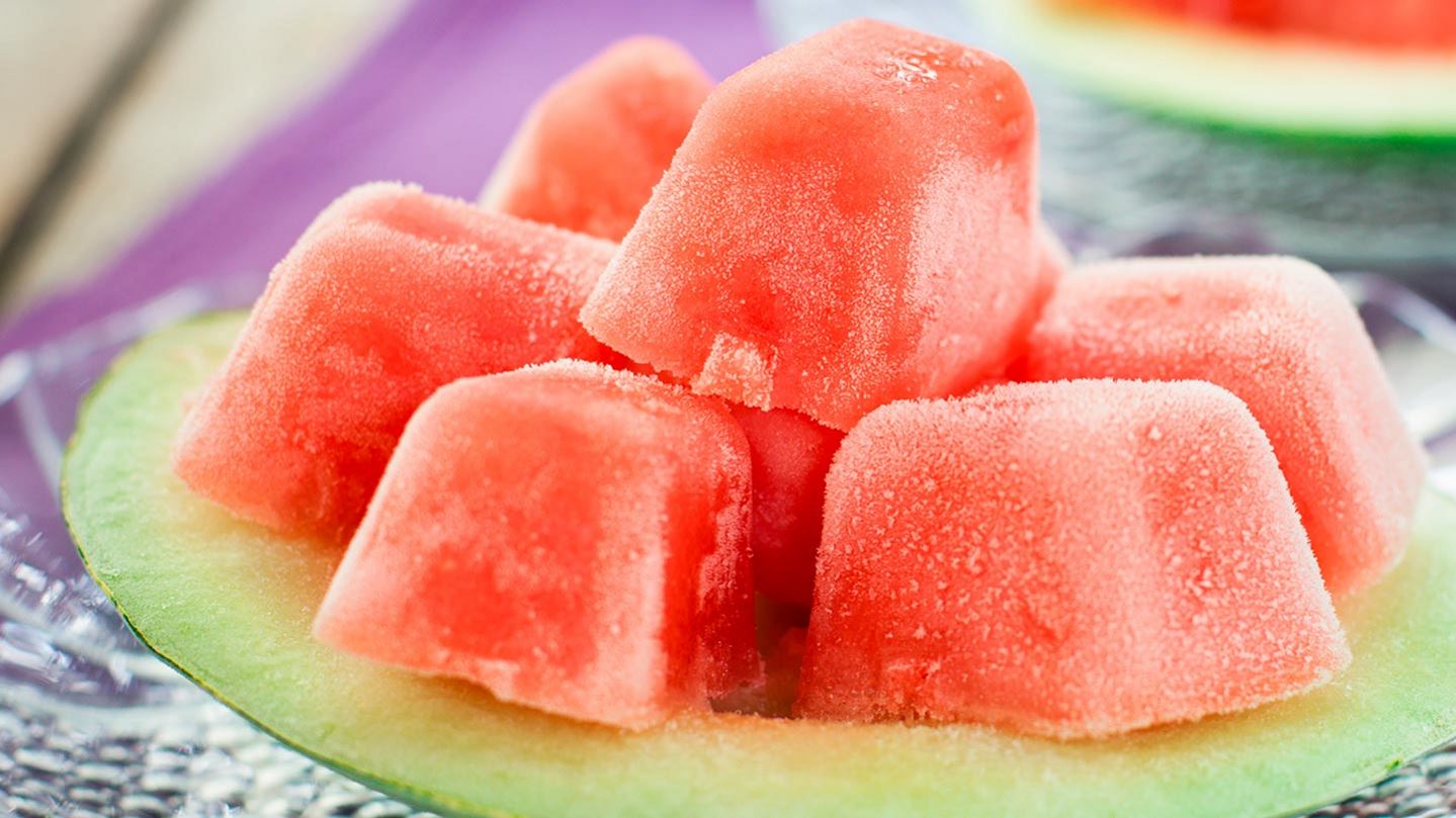 Frozen smoothie cubes