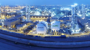 Jazan industrial gas complex in the Kingdom of Saudi Arabia