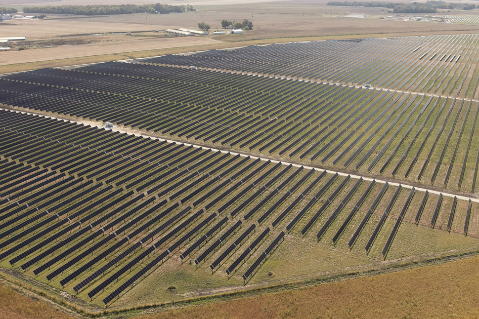 Ameren Missouri 150-megawatt solar farm which powers Air Products Membrane Solutions' manufacturing facility near St. Louis